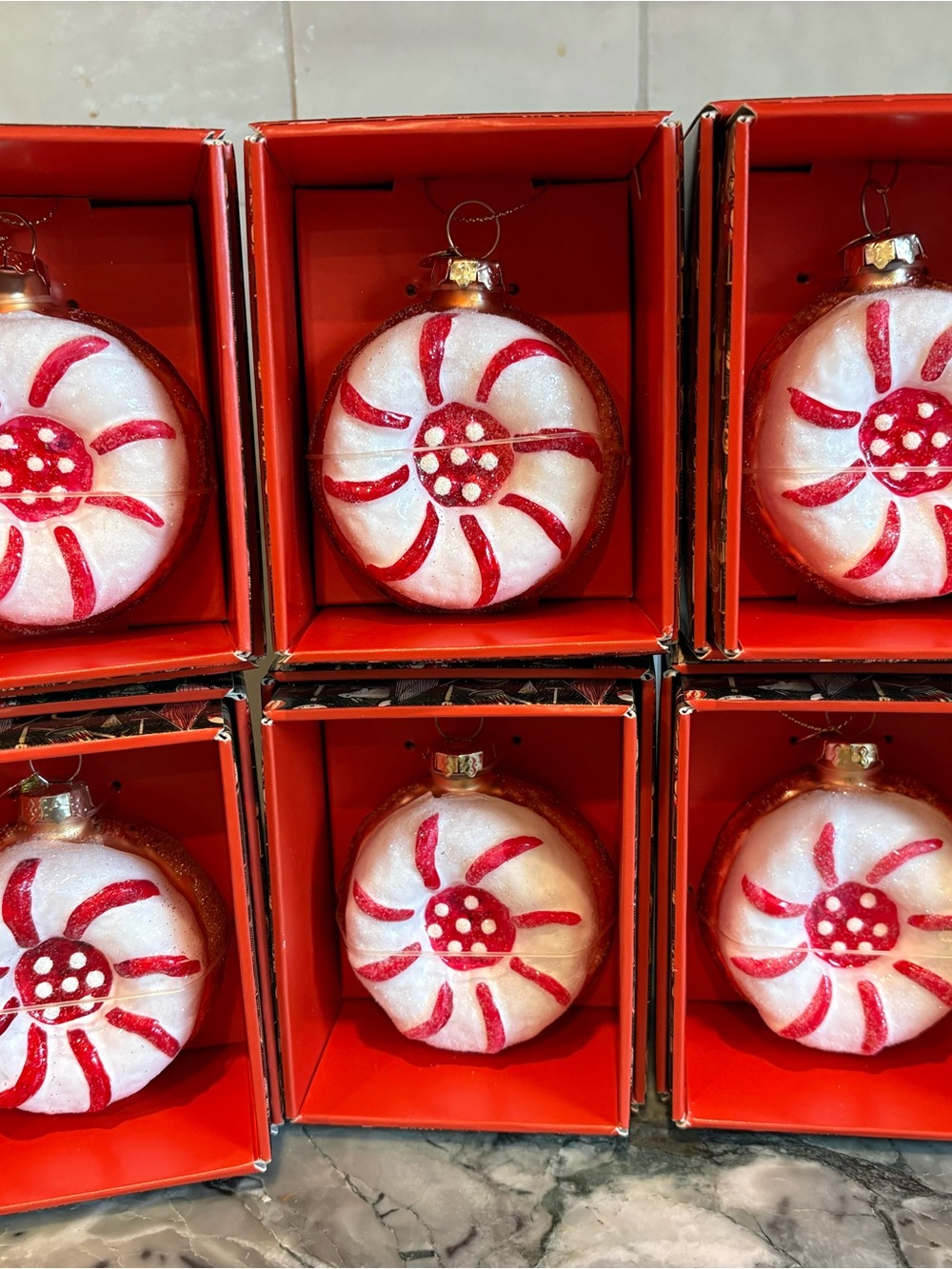 Set of 6 John Derian Cookie Ornaments